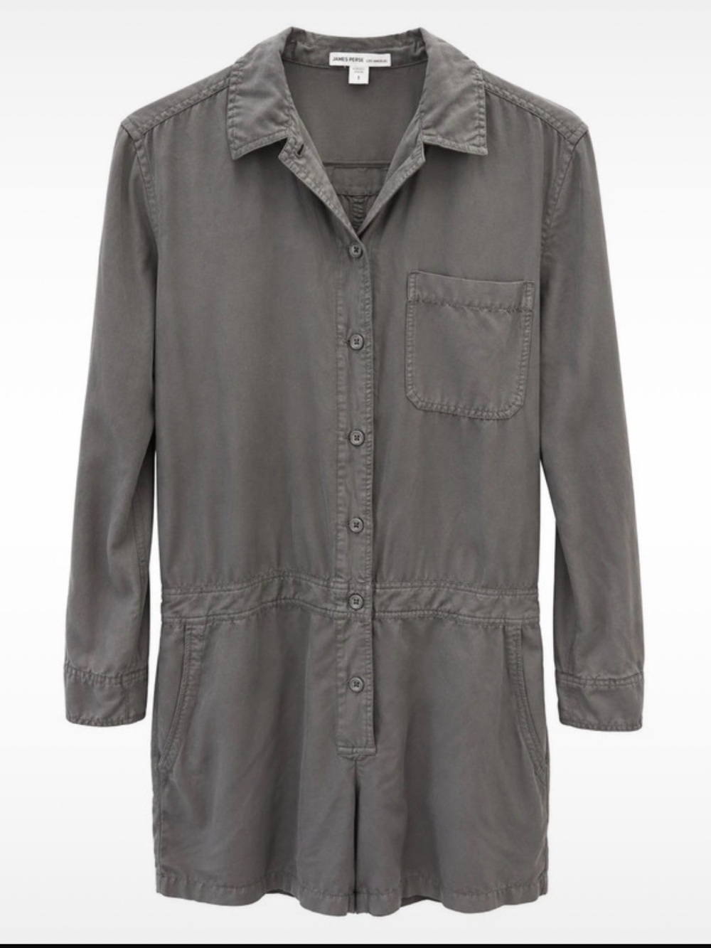James Perse Women's Green Utility Romper